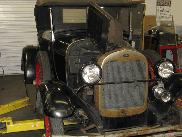 A 1929 Ford Roadster that the owner’s father restored back in the 1960’s.